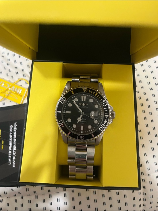 Invicta Other - Invicta Men’s Stainless Steel Black Dial Dive Watch NEW with box and tags